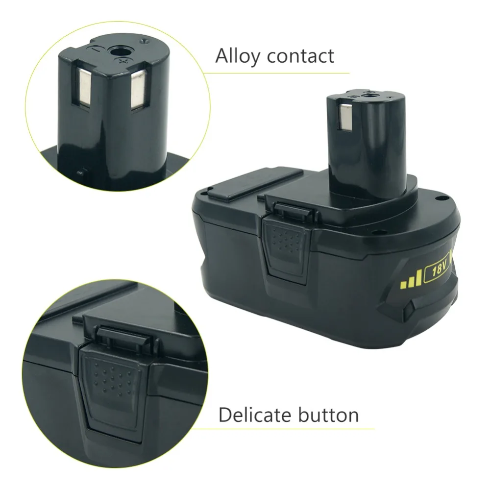 Литий ионный аккумулятор для Ryobi ONE + RB18L50 P108 4000 мАч Ач 2 шт.|battery for ryobi|battery forbattery tools |