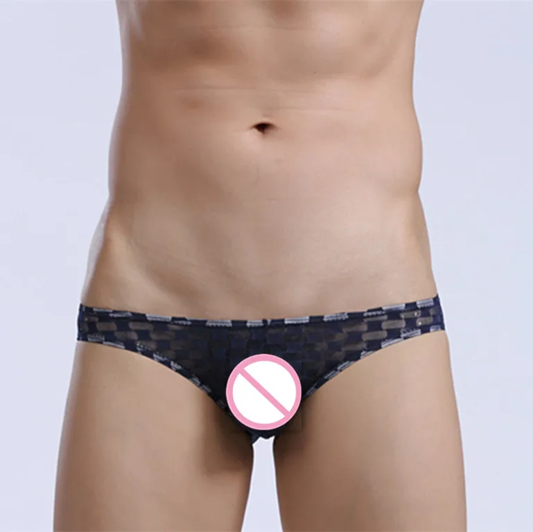Новинка 2017 высокое качество мужское нижнее белье сетчатые трусы сексуальные