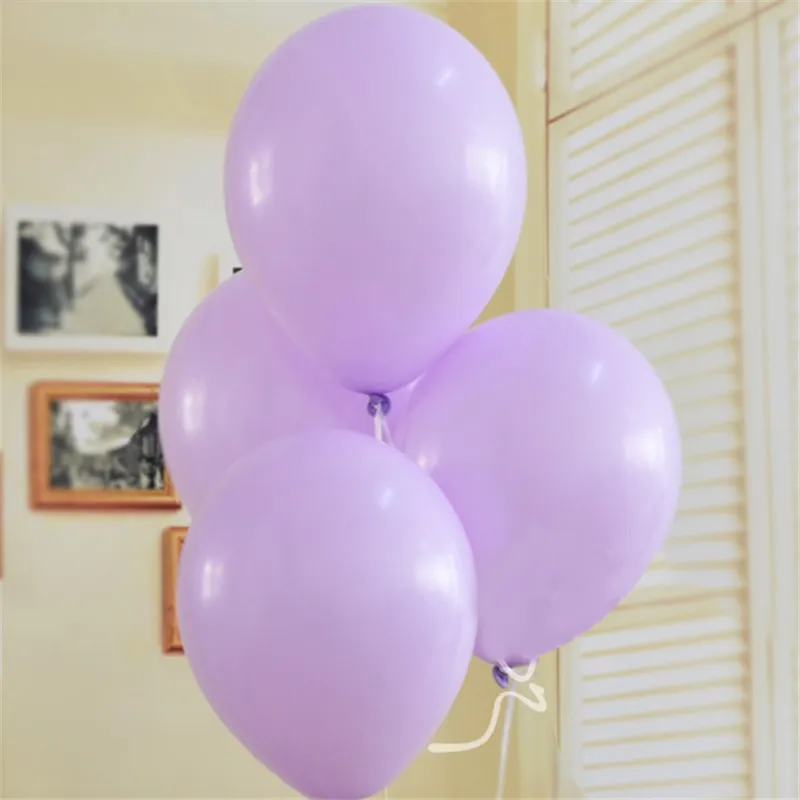04 lavender 10 шт./пакет 1" Биоразлагаемые простые круглый латексный шарики, День подарков будущей матери день рождения свадьбы юбилей украшения - Цвет: 04 lavender
