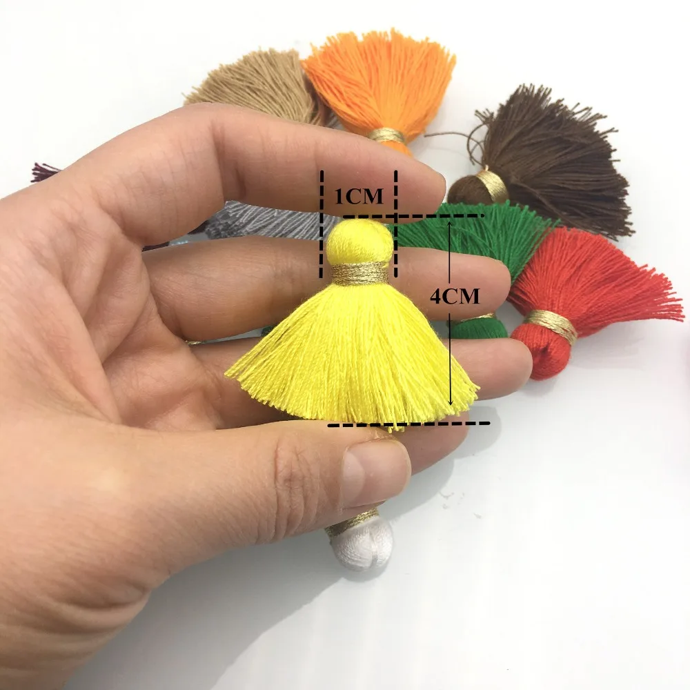 CHENGRUI L29 4 см кисточка бахрома хлопковые кисточки diy аксессуары отделка бахромой