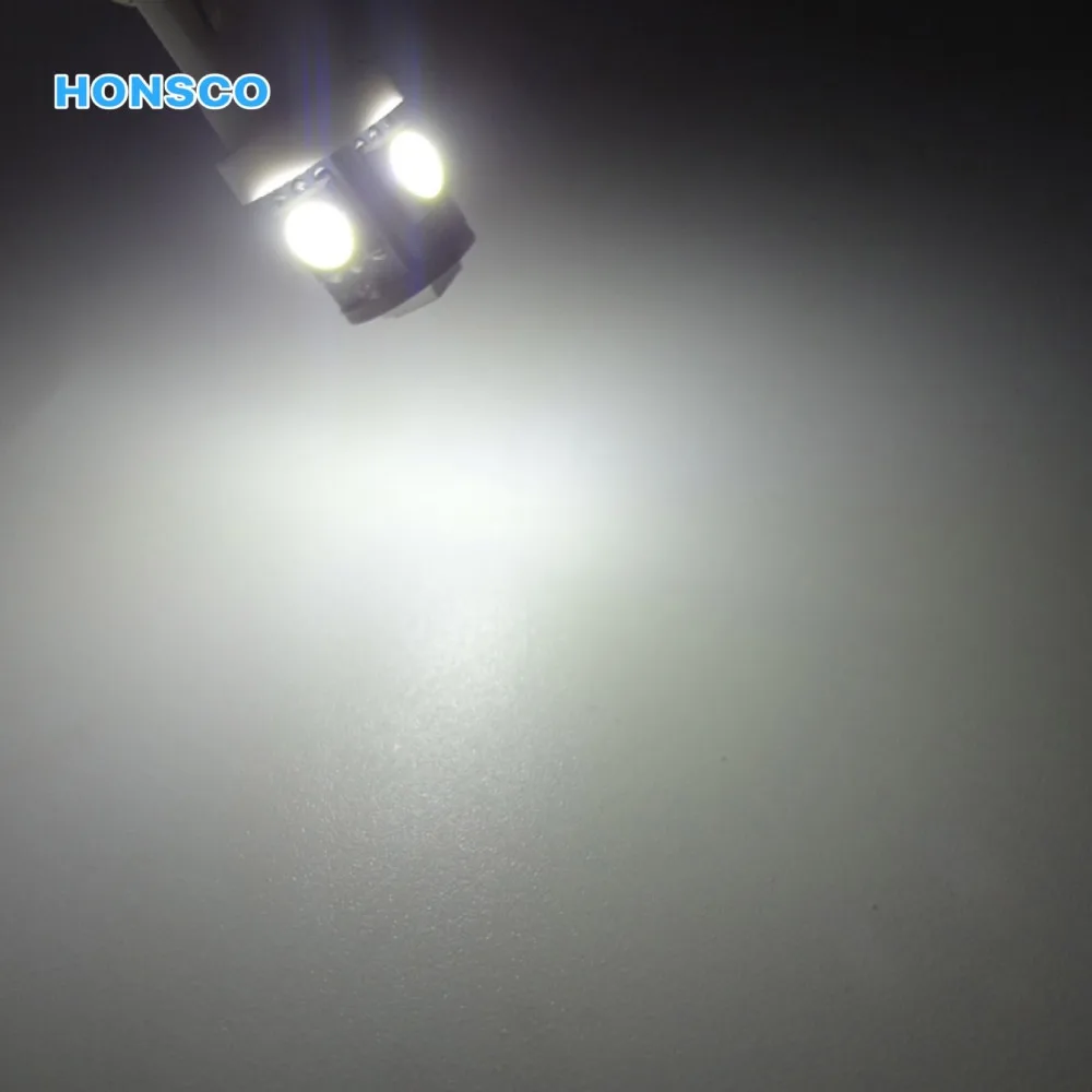10 шт. T10 W5W 5 SMD 5050 DC 24V Авто T светодиодный фонарь для парковки лампочка номерного
