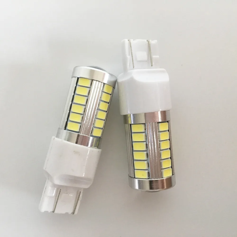 2 шт. Led T20 7443 33SMD Высокая мощность резервного копирования Обратный светодиодные