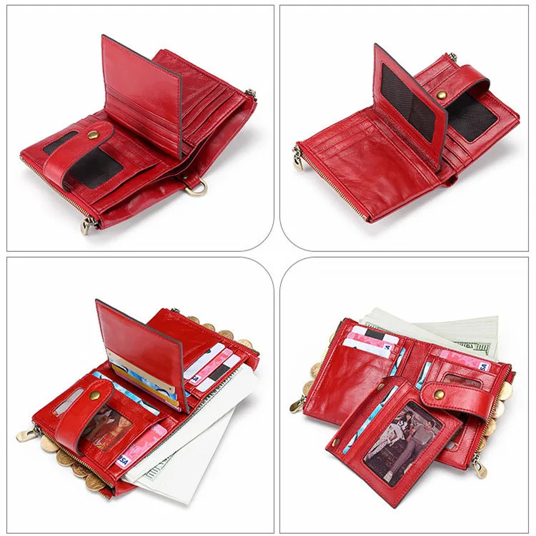 Rfid 100% пояса из натуральной кожи для женщин женские кошельки женский Portomonee