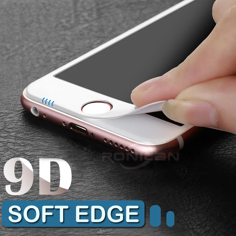 Защитное стекло 9D закаленное с полным покрытием для iPhone 6 6s 7 8 Plus X XR XS Max | Мобильные
