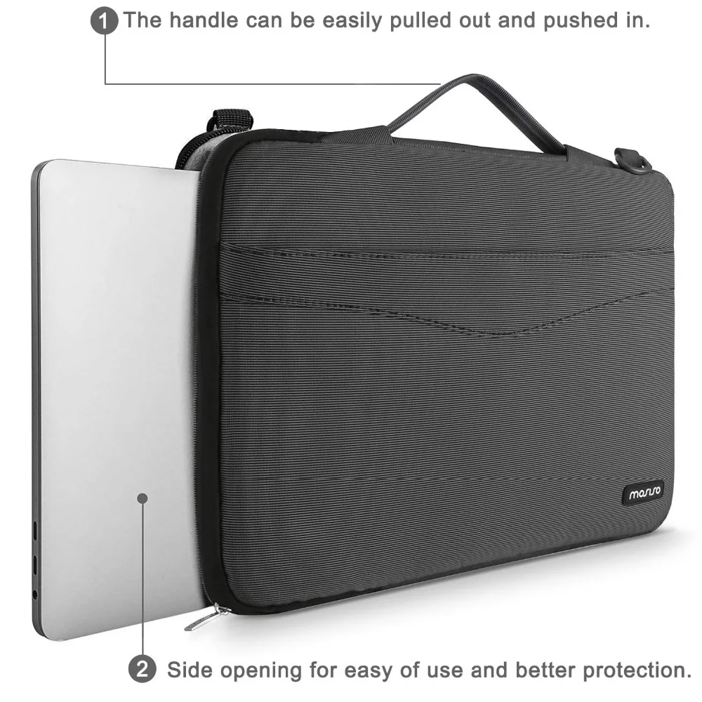 MOSISO мягкая ударопрочная сумка через плечо для ноутбука 13 3 дюйма Macbook/Dell/Acer/Microsoft