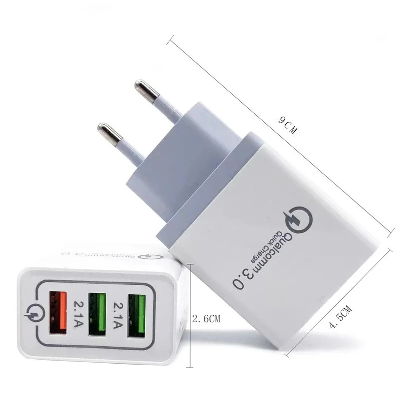 Быстрая зарядка 3 0 USB зарядное устройство 5 в а QC3.0 дорожное настенное для iPhone Samsung