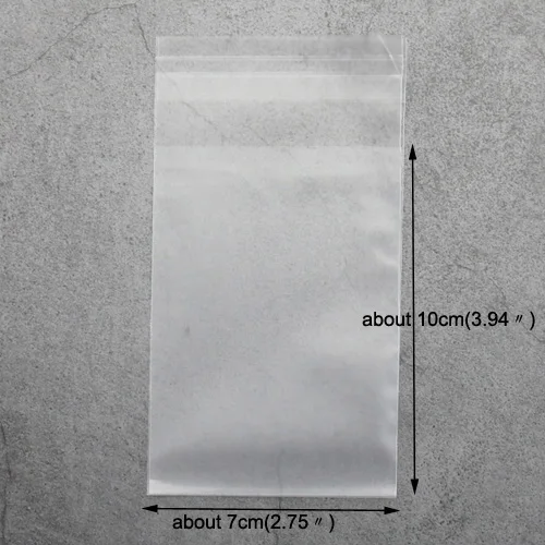 7x10cm 50 шт матовые пластиковые конверты, много размеров, печенье на десерт, сумки, самоклеющиеся конверты, свадебный подарок, сумка для офиса, школьные принадлежности - Цвет: 7x10cm