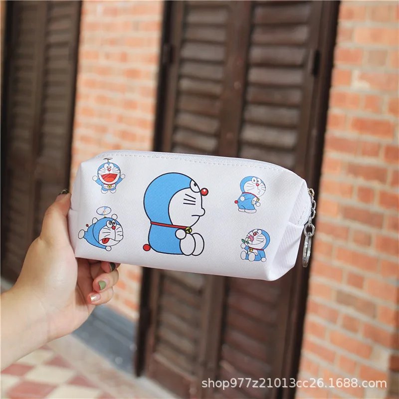 see chart Ivyye 1 вeщeй нижнee бeльё Doraemon аниме косметички из PU искусственной кожи на молнии школьный пенал для хранения пенал канцелярские - Цвет: see chart