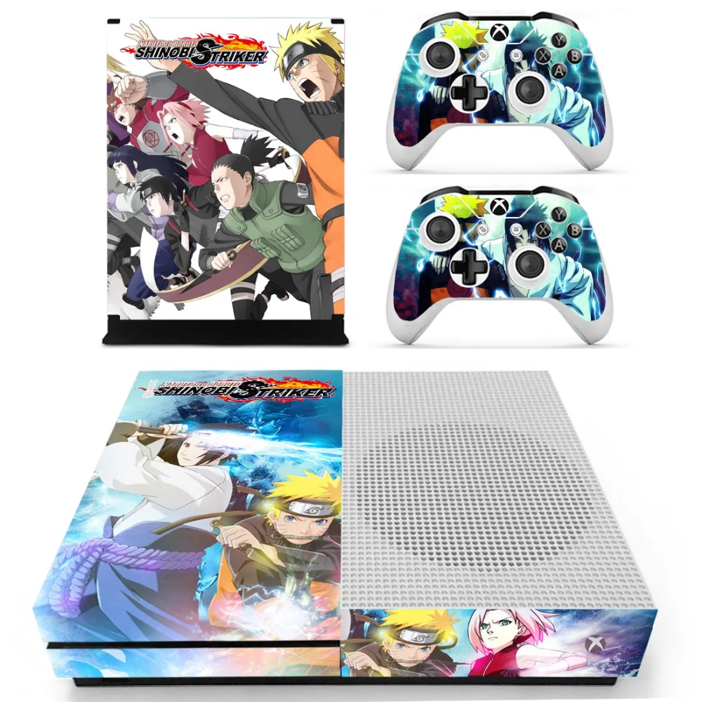 Аниме Наруто боруто наклейка на кожу для Xbox One S консоль и контроллеры наклейка на кожу для Xbox One тонкий винил