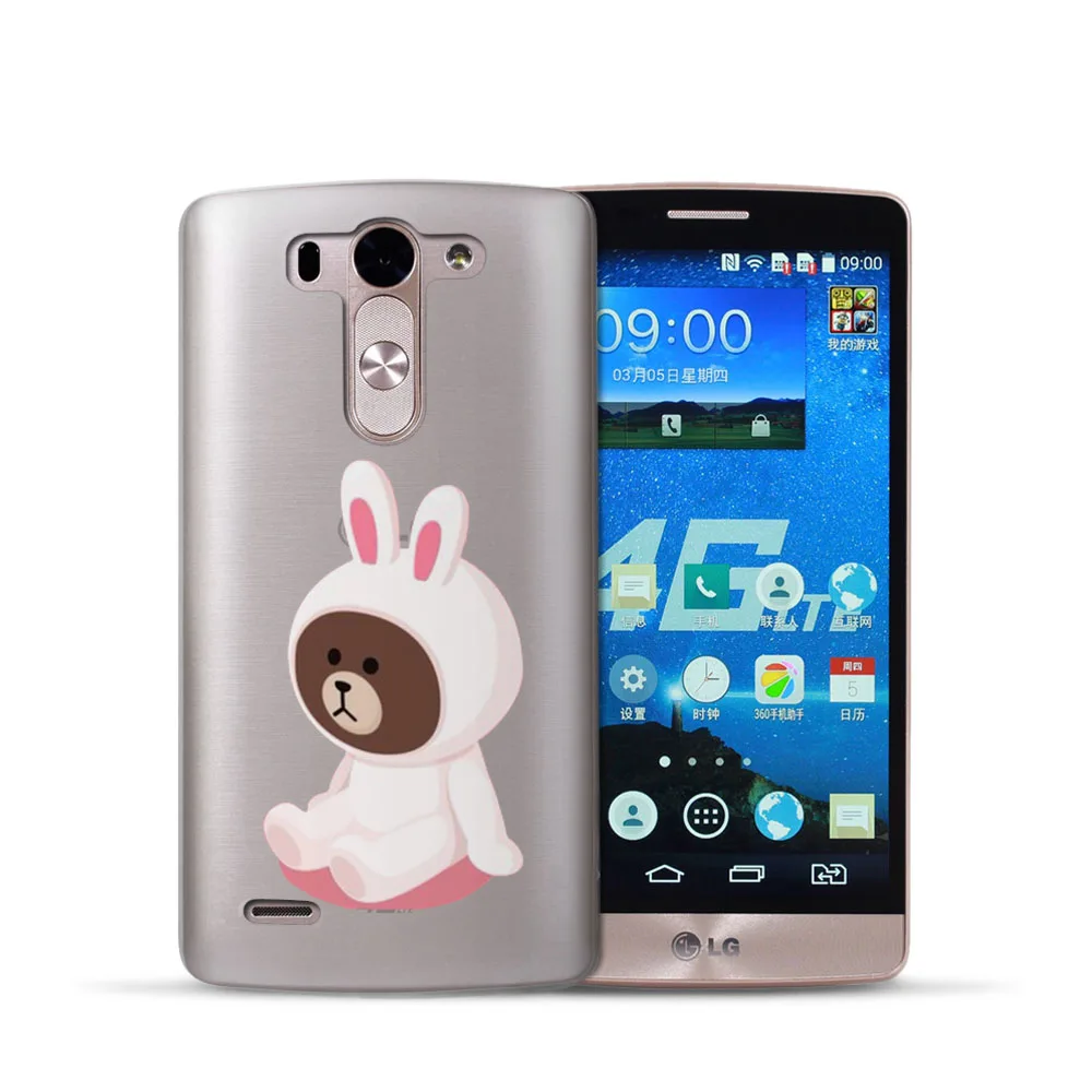 Модный чехол для телефона с милым кроликом LG G6 Q6 G4 G5 Q8 K8 K7 K10 2017 XPower 2 мягкий
