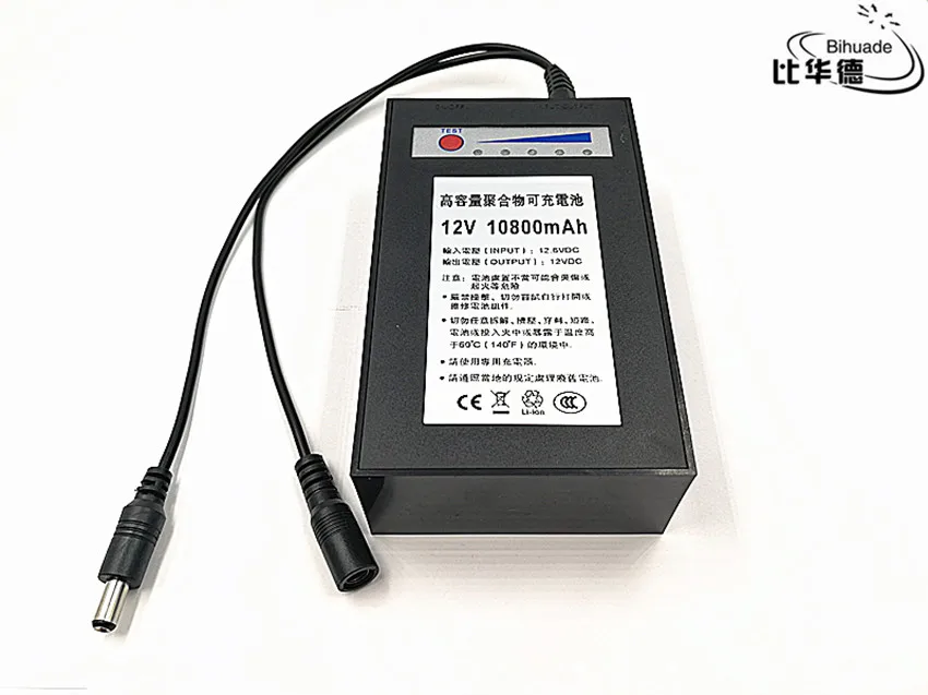 

1 шт./лот 10800 мАч литиевая аккумуляторная батарея постоянного тока, полимерная батарея для монитора, двигателя, светодиодной подсветки, улич...