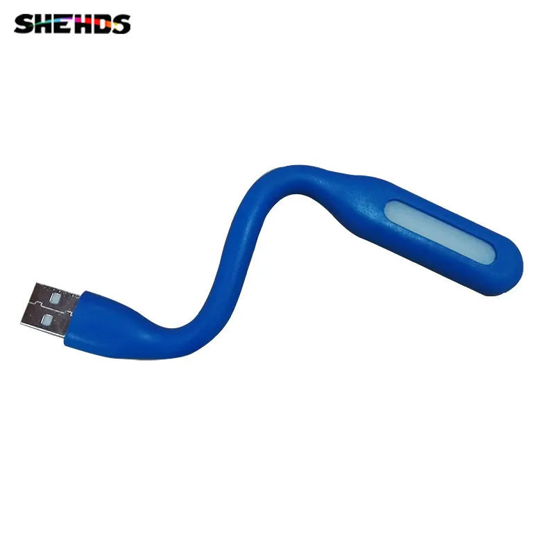 Яркая креативная USB Светодиодная лампа 1 2 Вт синий/зеленый корпус для ноутбука