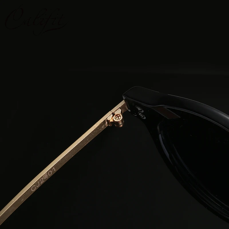 CALIFIT классические круглые зеркальные солнцезащитные очки для женщин высокое