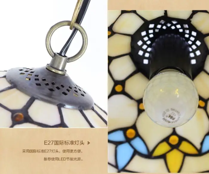 Европейский ретро Светильник Тиффани барокко люстра для гостиной прихожей