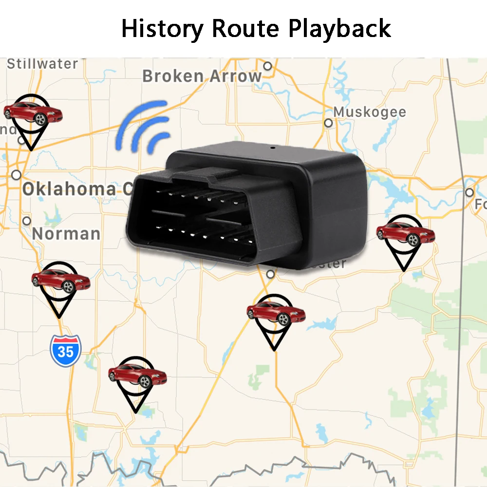 16 контактный OBD GPS трекер программное обеспечение IOS Android WIFI OBD2 автомобильный