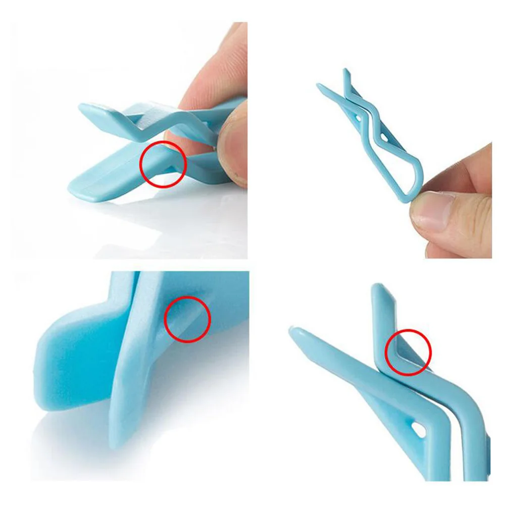 6 шт./партия практичный Домашний Органайзер зажим/пакет для мусора зажим