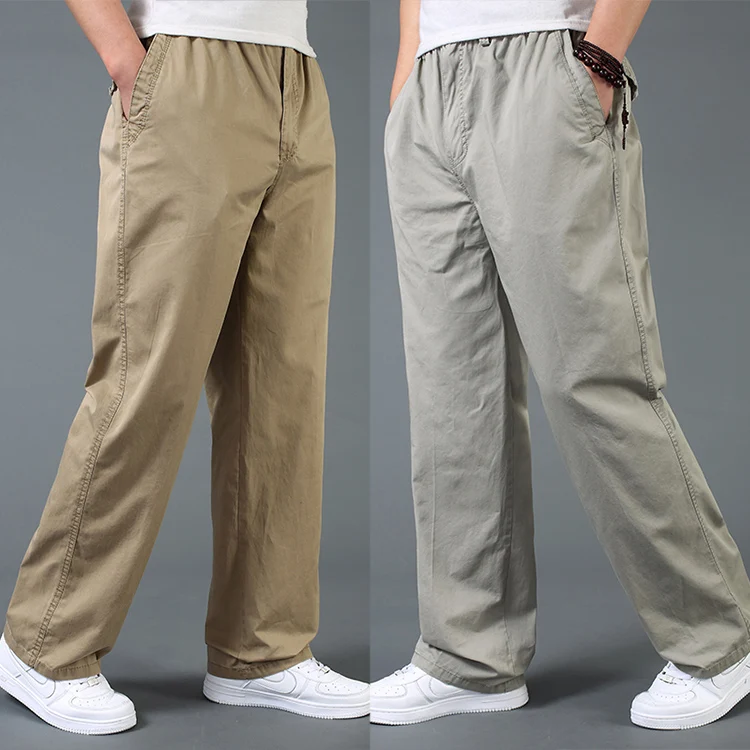 

new arrival Summer men's fashion obese male cotton casual pants trousers loose plus size L XL XXL 3XL 4XL 5XL 6XL