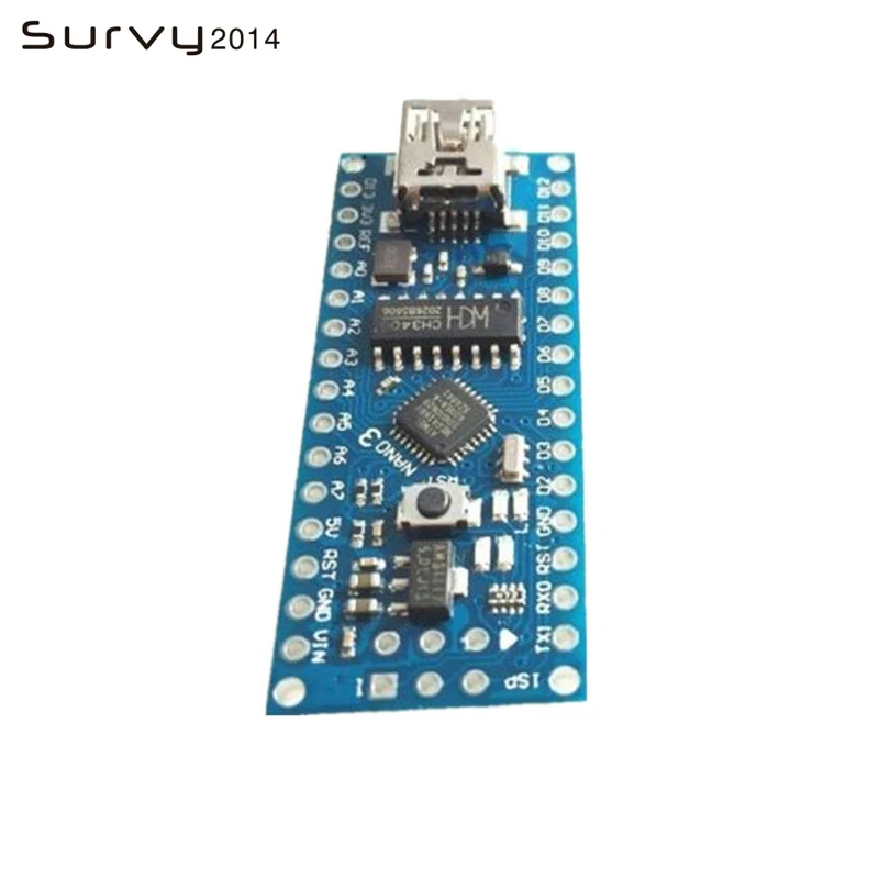 1 шт. мини USB с Загрузчиком Nano 3 0 контроллер совместимый для arduino CH340 драйвер 16 МГц