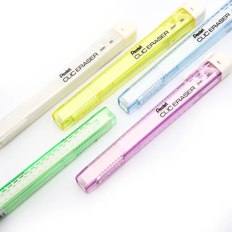 1 шт. ластик карандаш Pentel ZE81 выдвижная куртка безопасный из ПВХ без