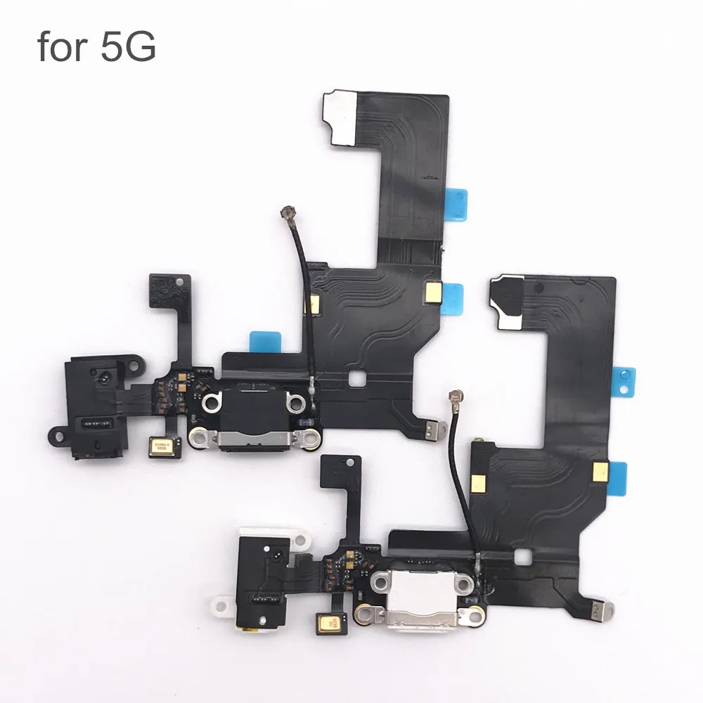 1 шт AYJ usb зарядный порт гибкий кабель для iphone 8 Plus X 8G 4,7 8 Plus 5,5 5 док-разъем зарядное устройство микрофон запасные части