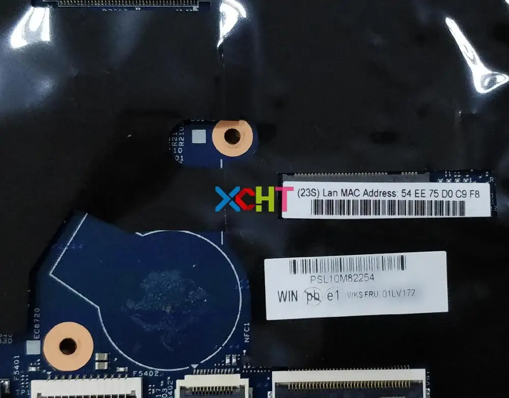 Для Lenovo ThinkPad X1 Yoga 2nd Gen. FRU : 01LV172 w i7-7600U CPU 8G RAM Материнская плата ноутбука