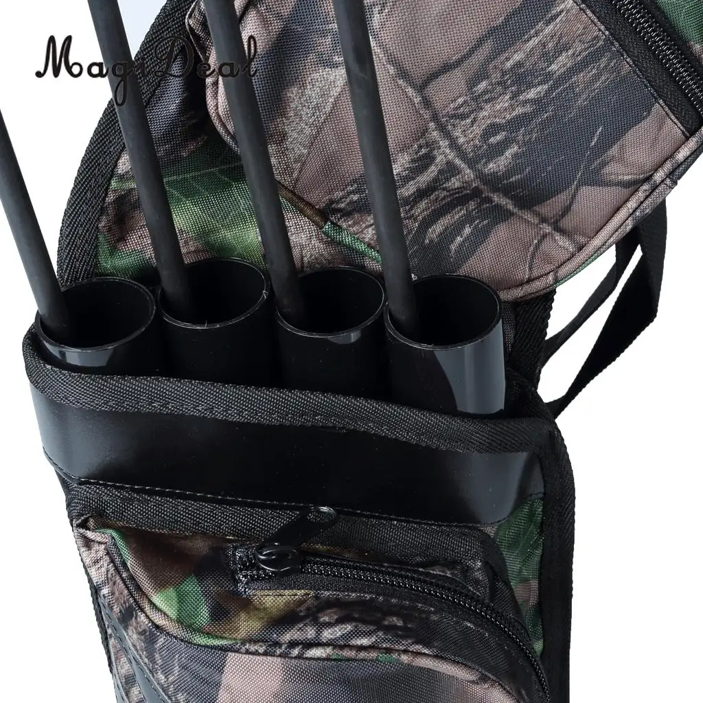 MagiDeal стрелы для стрельбы из лука держатель пояс Рекурсивный лук охоты 4 трубки