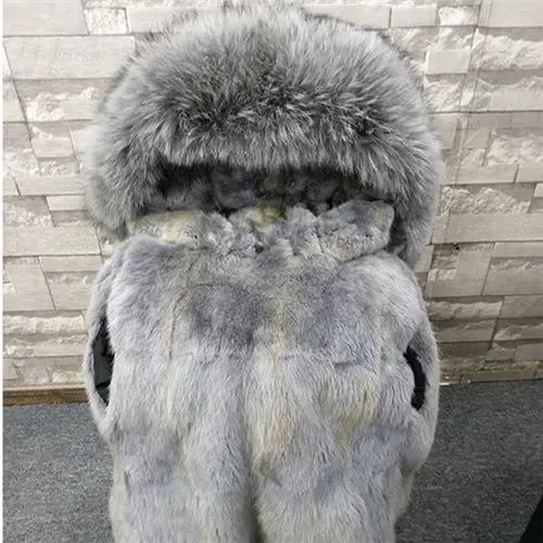 OFTBUY,, норка, ондатра, натуральный мех, пальто, зимняя куртка, Женская парка, натуральный мех енота, воротник, капюшон, длинная, толстая, теплая, уличная одежда - Цвет: long (90cm)