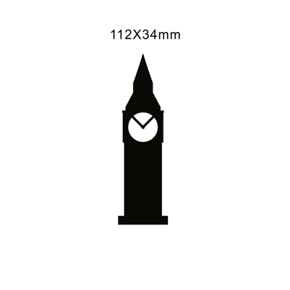 112*34 мм часы башня металла резки штампы новые 2019 DIY для скрапбукинга ремесло