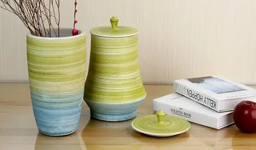 Фото Simple creative Home Furnishing ornaments combination handmade decorative ceramic pot Дом и сад Simple creative Home Furnishing ornaments combination handmade decorative ceramic pot Дом и сад