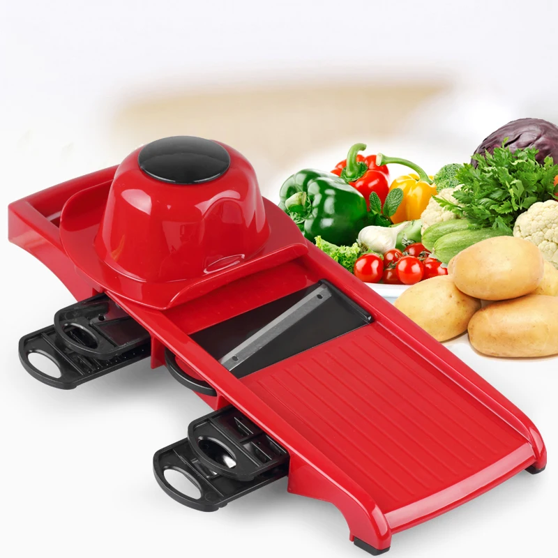 Мандолина растительные slicer с 6 регулируемыми лопатками картофеля резак чеснок