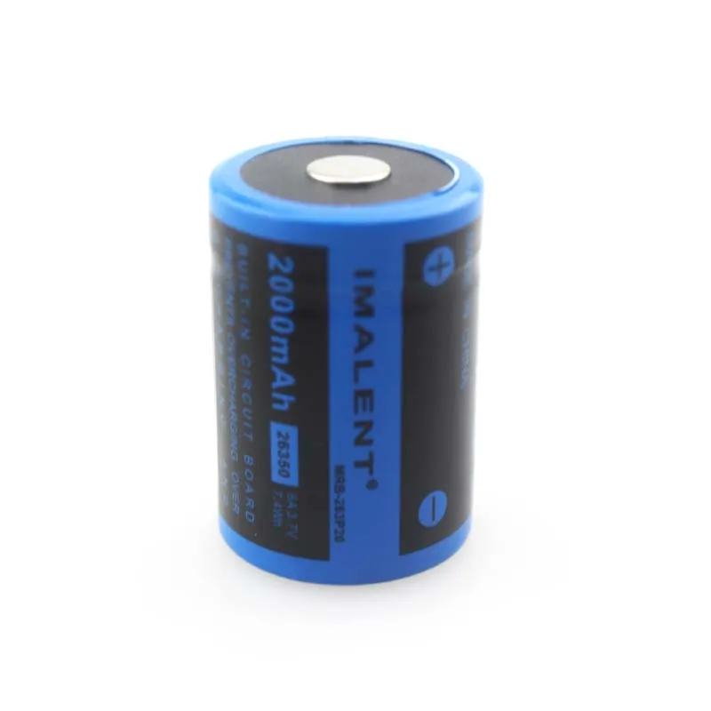 1 шт. Лучшая цена IMALENT MRB 263P20 26350 3 7 V 2000 mAh alto rendimiento Li Ion recargable (1 пьезы)|Портативные
