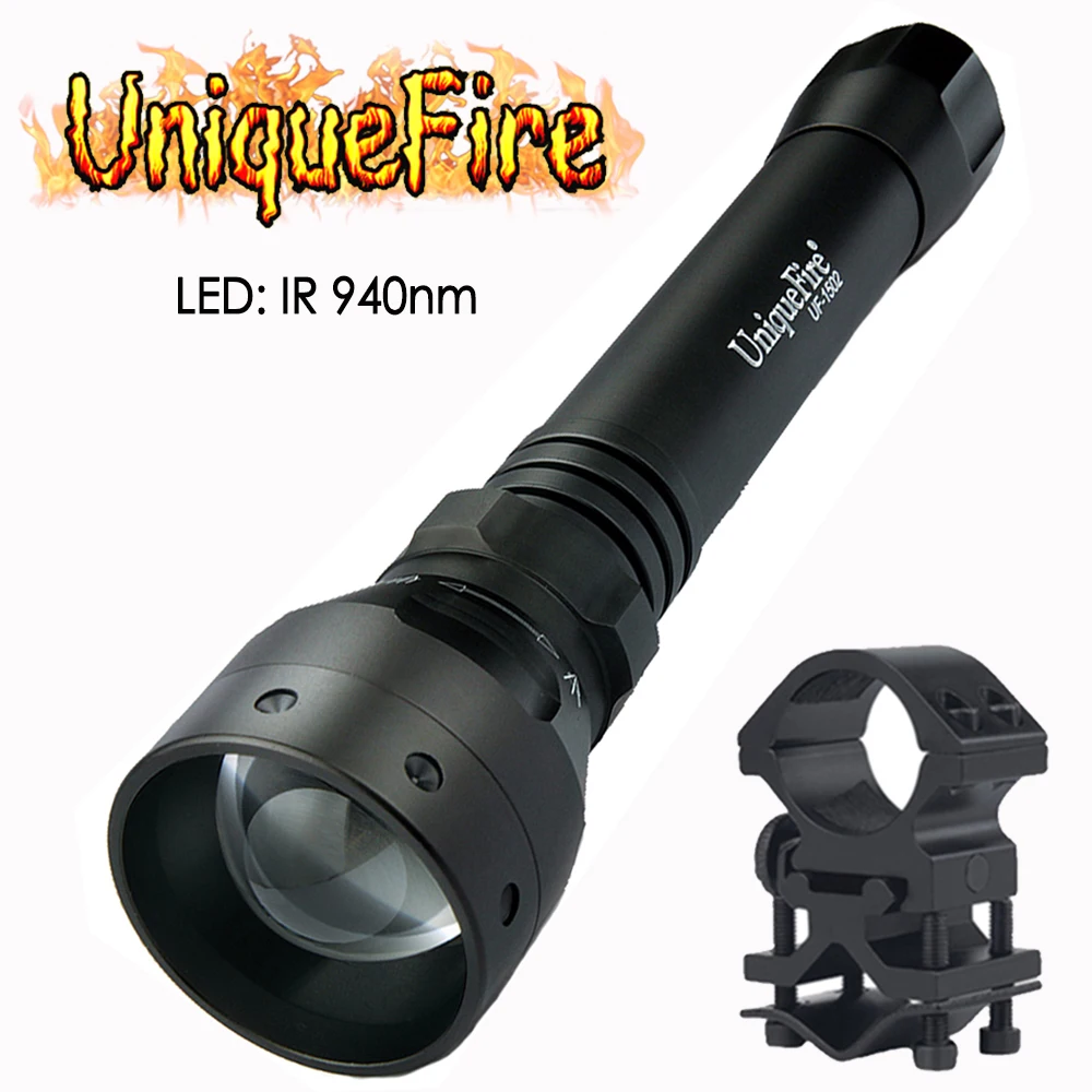 UniqueFire 1502 IR 940NM Инфракрасный светодиод (подходит для ночного видения питания 18650