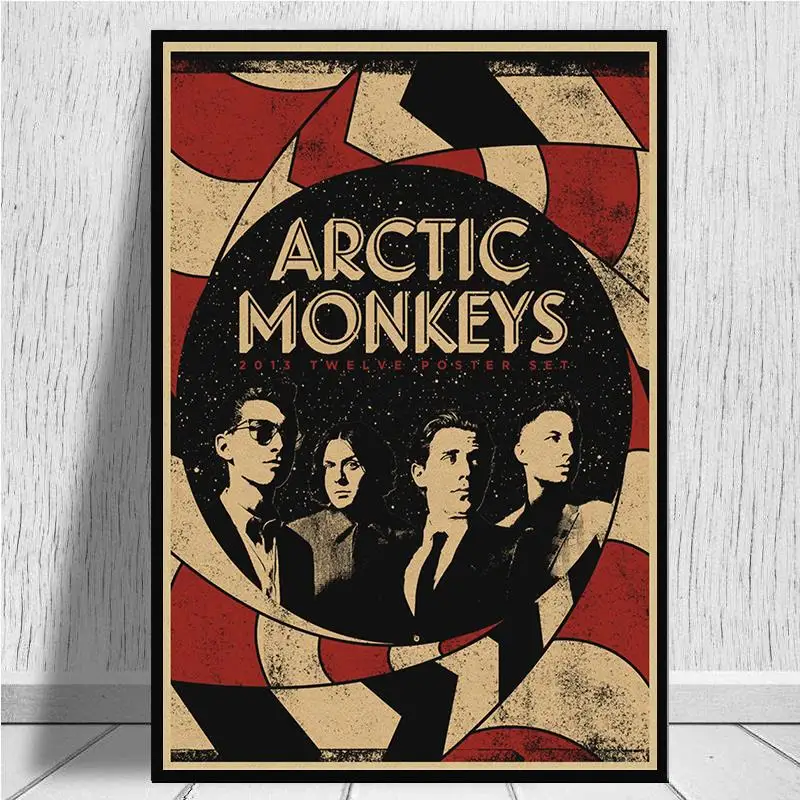 Рок Группа Arctic Monkeys крафт бумага постер настенный для дома Декор дома|Наклейки на