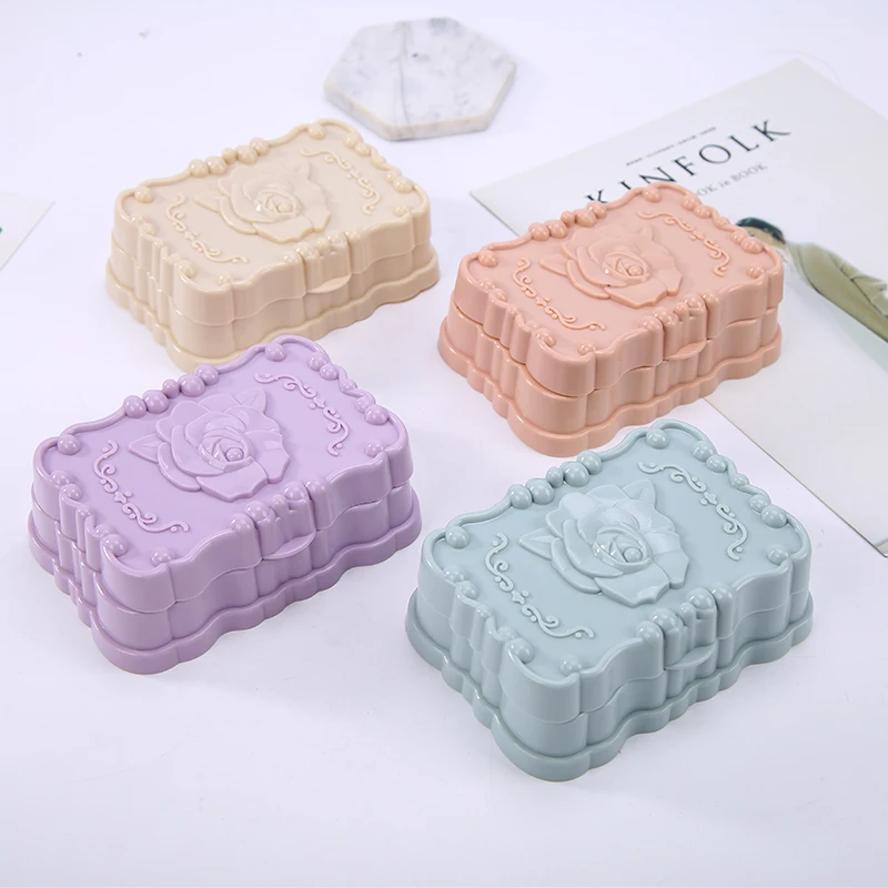 Водонепроницаемый ящик для мыла с крышкой дренаж в ванной комнате креативный