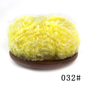 032 Фабрика suzhou huicai on line sales 20 мотков* 50 г/1000 г Упаковка зимняя Пряжа Ручной Вязки меховая пряжа тканый шарф нитки - Цвет: 032