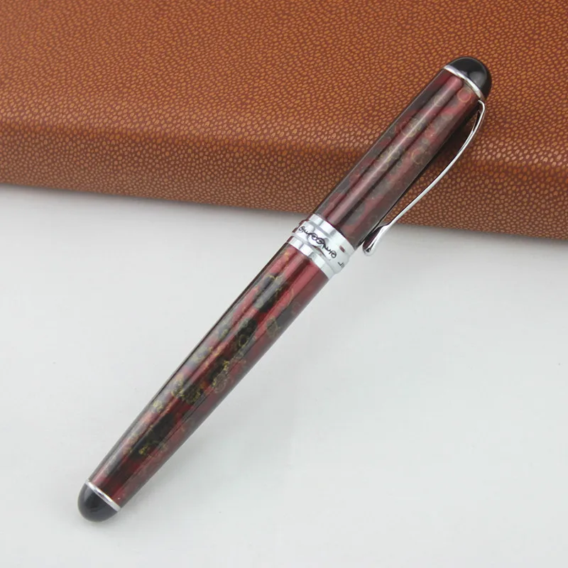 Jinhao 750 Черная Ручка-роллер с шероховатой поверхностью, 10 цветов, высокое качество, роскошные канцелярские принадлежности для офиса и школы - Цвет: E