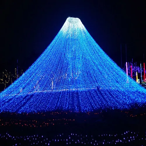 4 шт. светодиодный светильник 50 м 550led 100 1050led Длинное украшение для свадьбы
