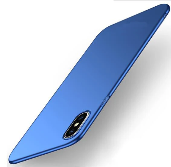 blue Для iphone xs чехол MOFi Жесткий PC задняя крышка для iphone xs max чехол защитный чехол черный capas для iphone xr чехол - Цвет: blue