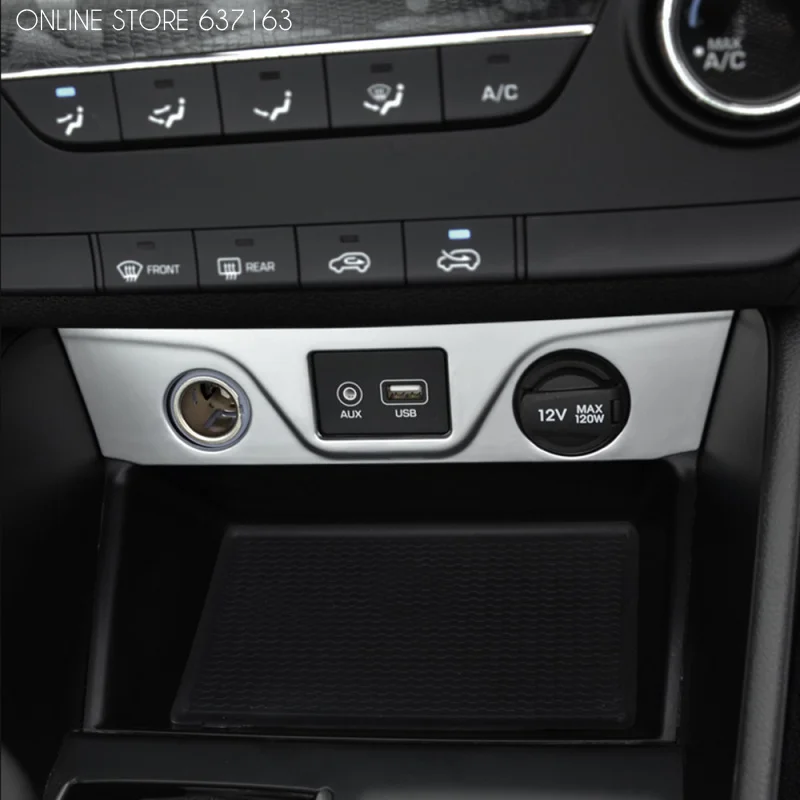 Отделка для зажигалки Cigaertte панель держатель напитков Hyundai Tucson TL 2015 2016 аксессуары
