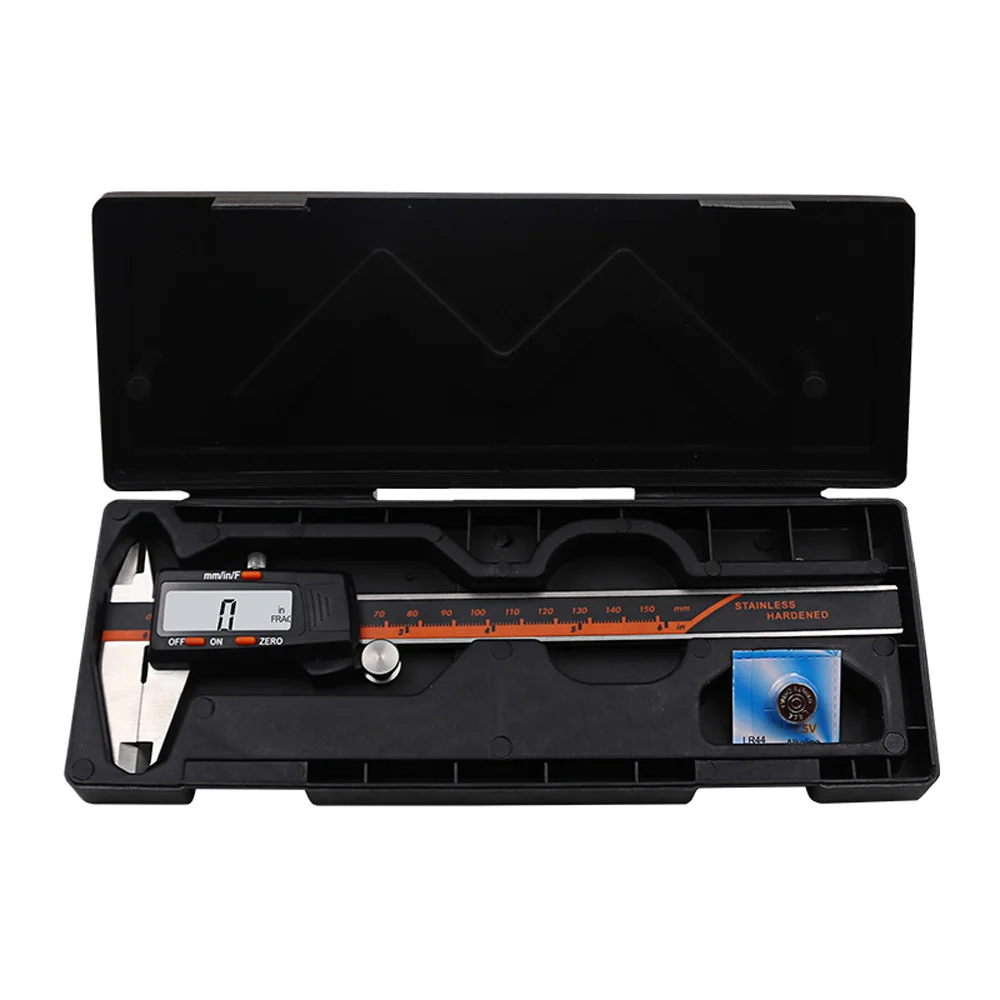 

ET50 150mm Electronic Digital Caliper High Precision Stainless Steel LCD Display Digital Caliper 6 Inch Fraction / MM / Inch
