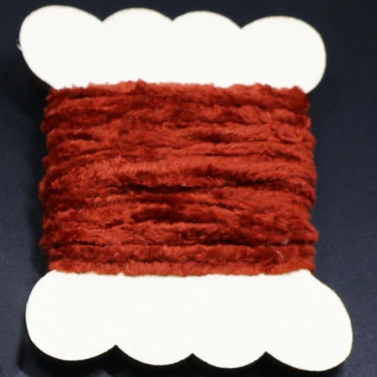 ochre brown Королевский Sissi 10 опционных цветов 2 Набор карточек мухопривязывание вискозного шениллового Пряжа Шерстяная буггер пушистая мухопривязывающая пряжа nymph Материалы корпуса - Цвет: ochre brown