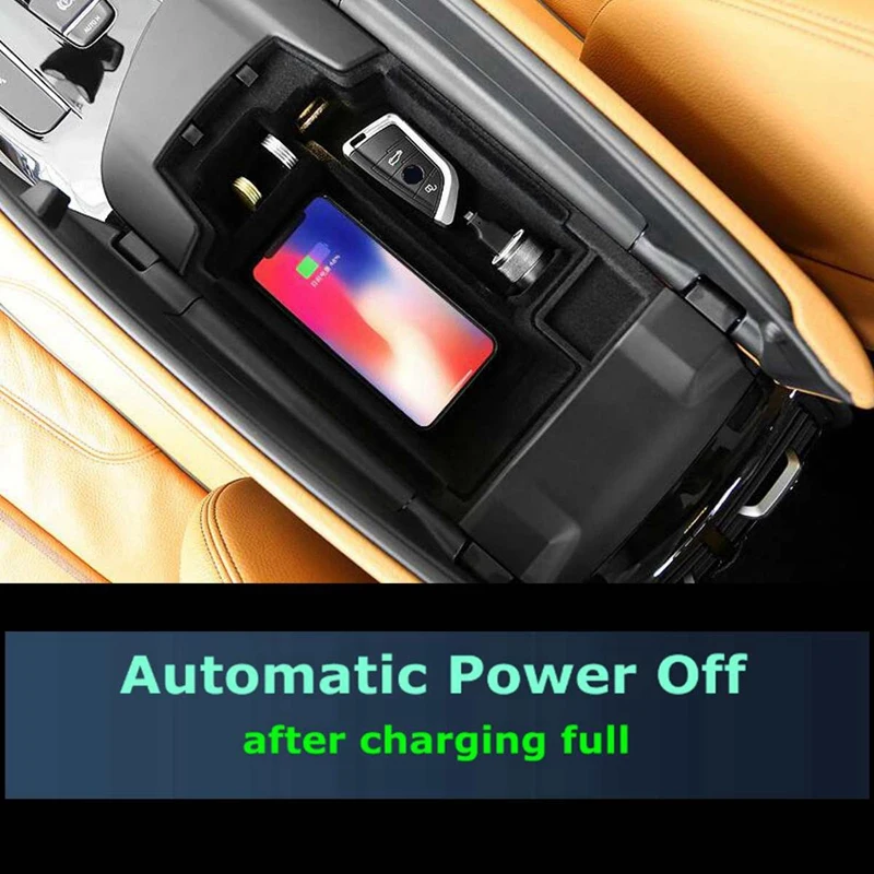 Автомобильный беспроводной мобильный телефон зарядная панель центральный