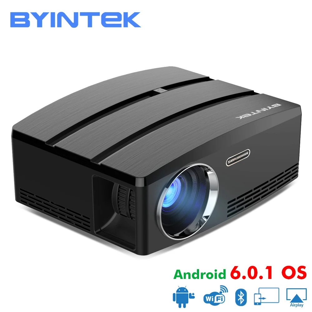 BYINTEK SKY GP80/GP80UP HD светодио дный LED Mini USB HDMI портативный проектор для домашнего