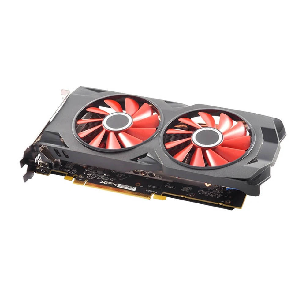 Графические карты XFX RX470 4 ГБ GDDR5 256bit PCI E 3 0 HDMI DisplayPort DVI D 2048SPs графические для