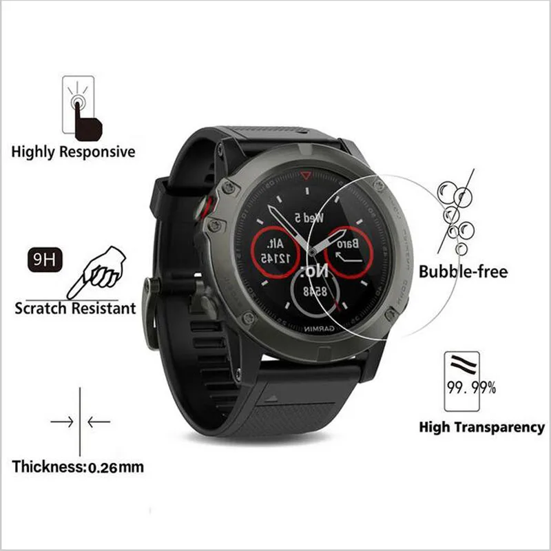 Защитная пленка из закаленного стекла Ultra HD для Garmin Fenix 5/5s Fenix5 Fenix5S|glass protective film|glass