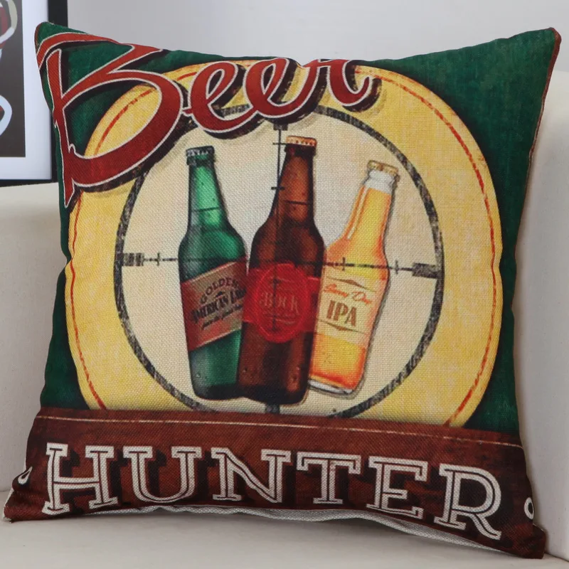 Распродажа креативный чехол для подушки на диван кровать с принтом счастливого