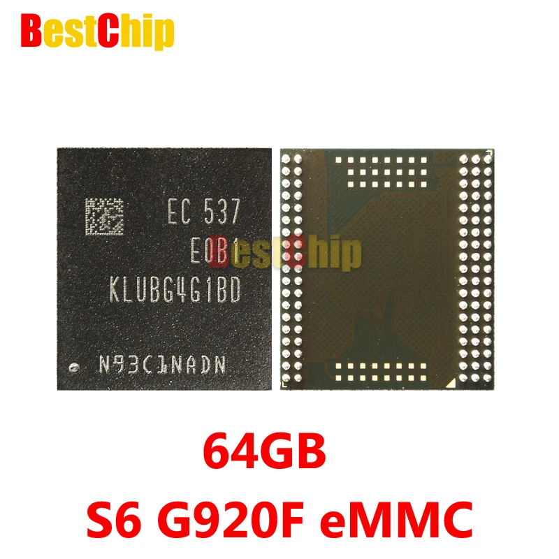100% оригинал новинка для Samsung S6 G920F eMMC 64 ГБ NAND флэш память IC чип|ic chip|nand flash chipemmc 64gb |