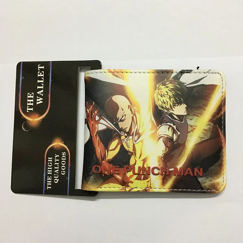 Super Dragon Ball Z Wallet for Men Japanese Hot Anime Wukong One Punch Cartoon Purse Students Short Wallets with Zipper Pocket
