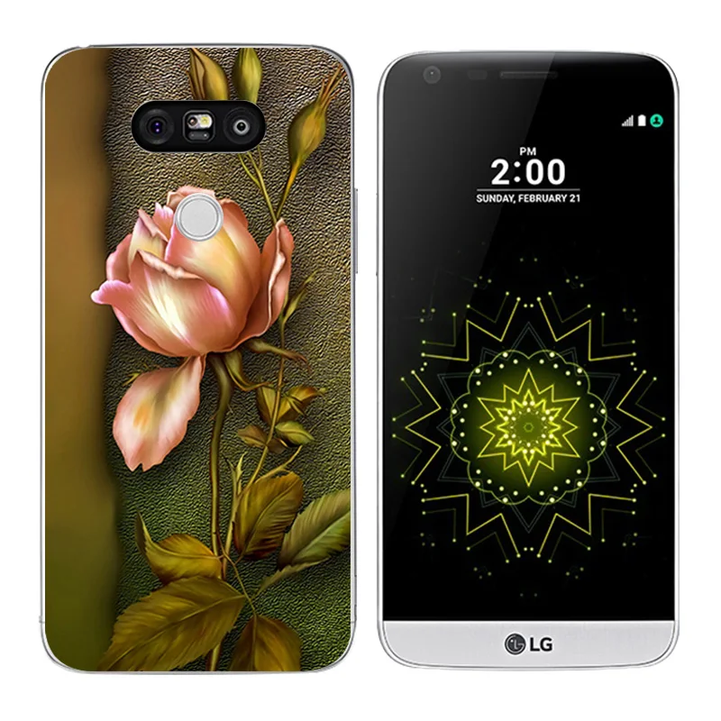 for Coque LG G5 Case TPU Transparent Phone Disk Printing Silicone Soft Back Cover Capa Accessories |