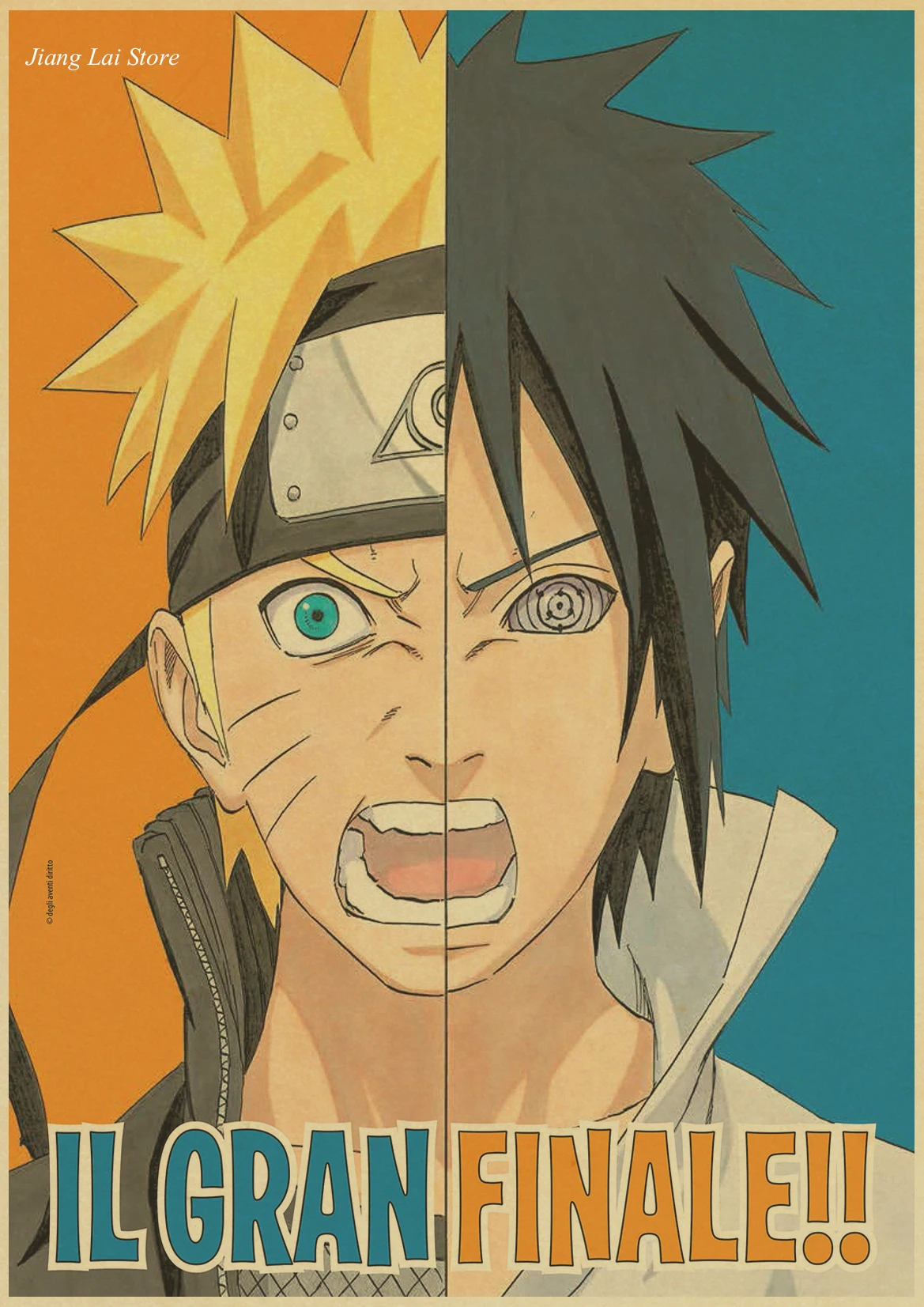 Винтаж Ретро аниме постер аниме постеры Uzumaki постер Naruto Luffy Wanted цельный Бар Кафе домашний декор наклейка на стену
